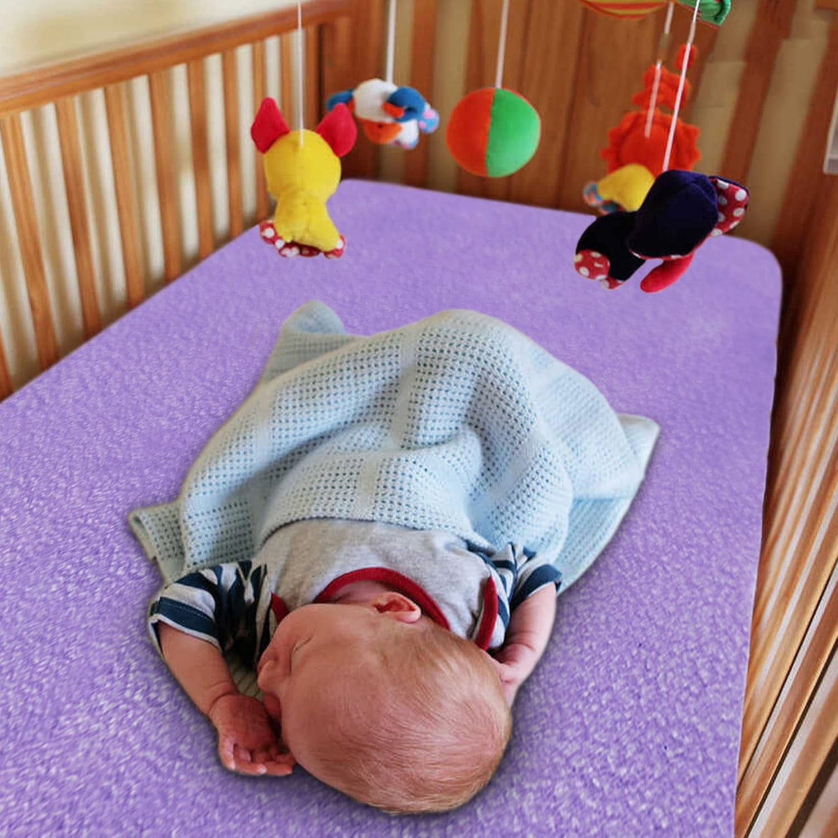 Waterproof Baby Dry Sheet – Reusable Baby Bed Protector & Mattress Cover | Soft, Breathable & Washable Sheet for Infants & Toddlers (Small 50X70)