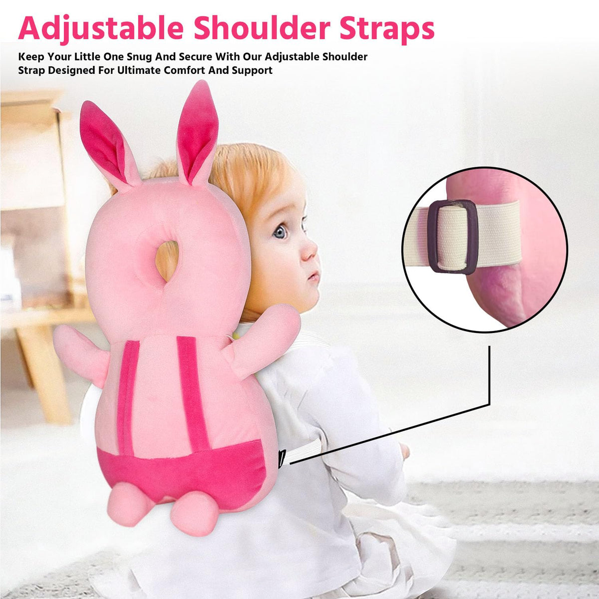 Baby Head Protector Cushion – Bunny Baby Head Protector Cushion – Bee Baby Head Protector Cushion – Elephant