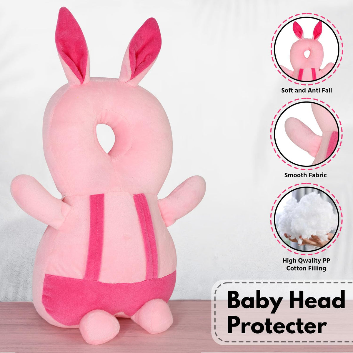 Baby Head Protector Cushion – Bunny Baby Head Protector Cushion – Bee Baby Head Protector Cushion – Elephant