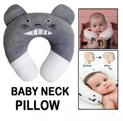 Cotton New Born Baby Soft Neck Supporting Pillow (0-12 Month), Infant Pillow Printed, Baby Sleeping, Gift for Babies