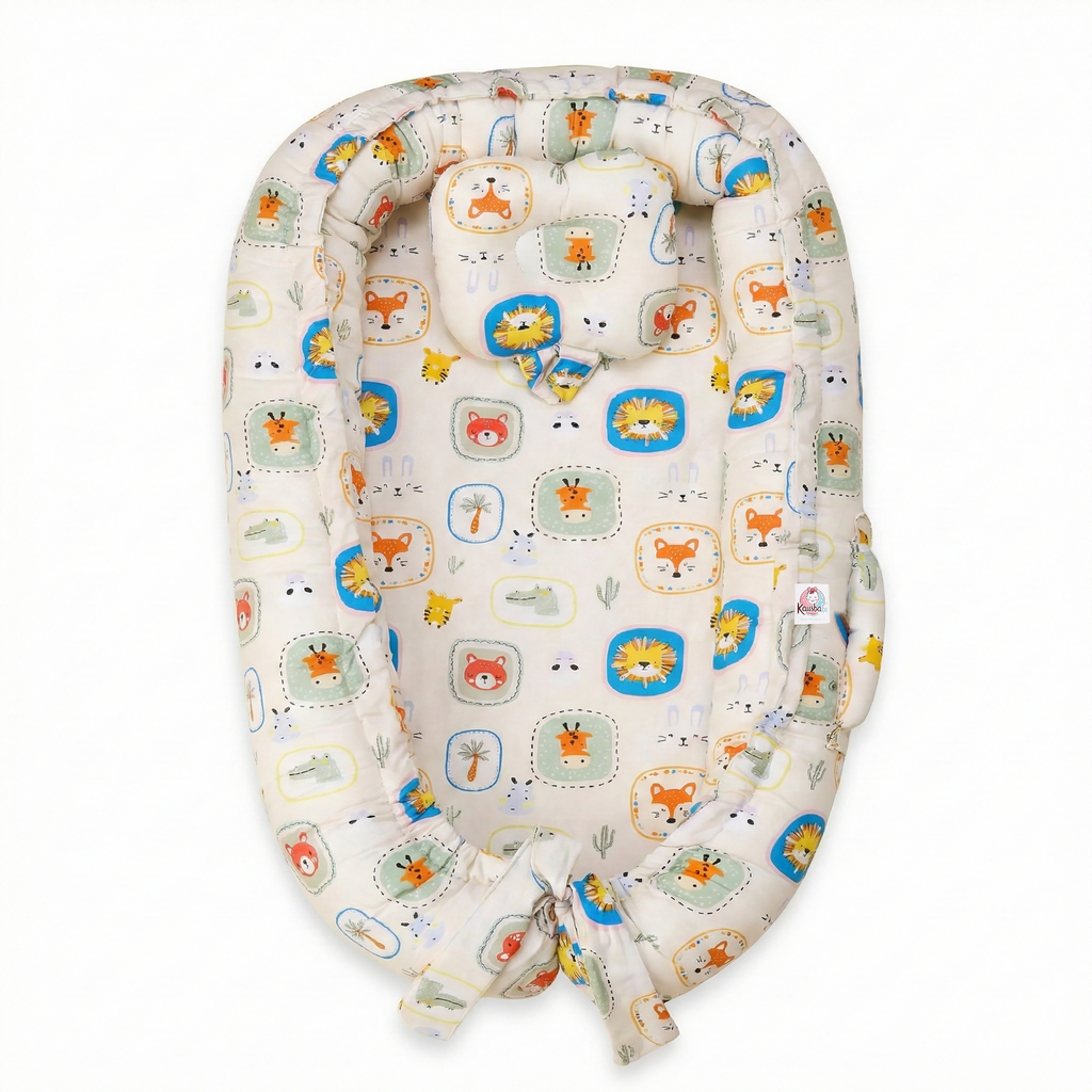 Baby Nest Bed for Newborn Comfortable Baby Bed with white color