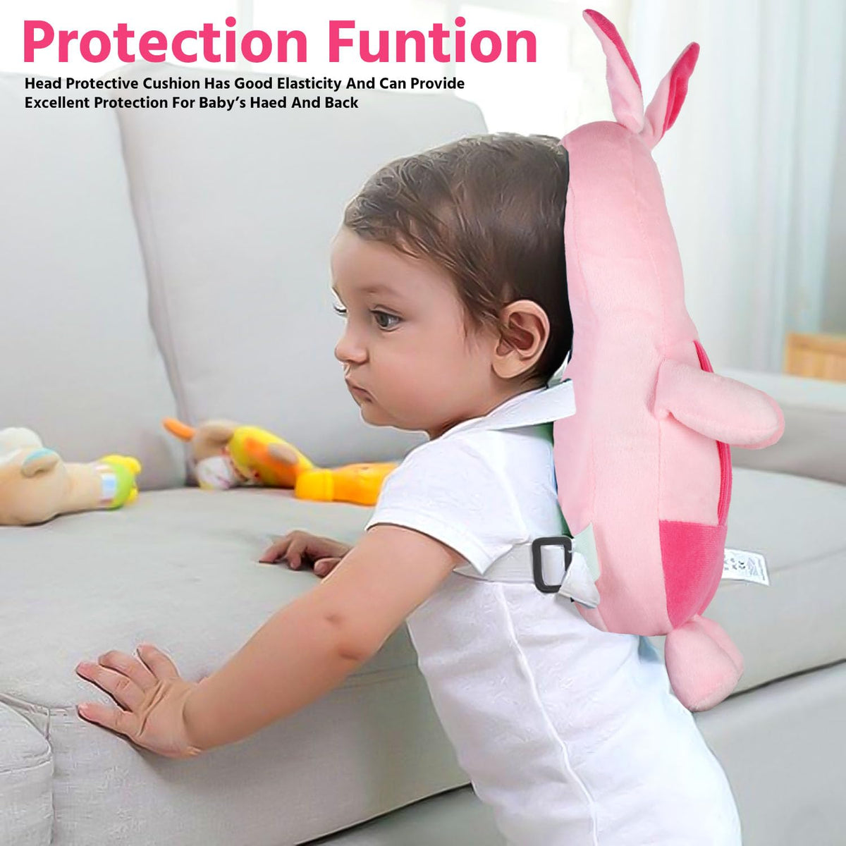 Baby Head Protector Cushion – Bunny Baby Head Protector Cushion – Bee Baby Head Protector Cushion – Elephant