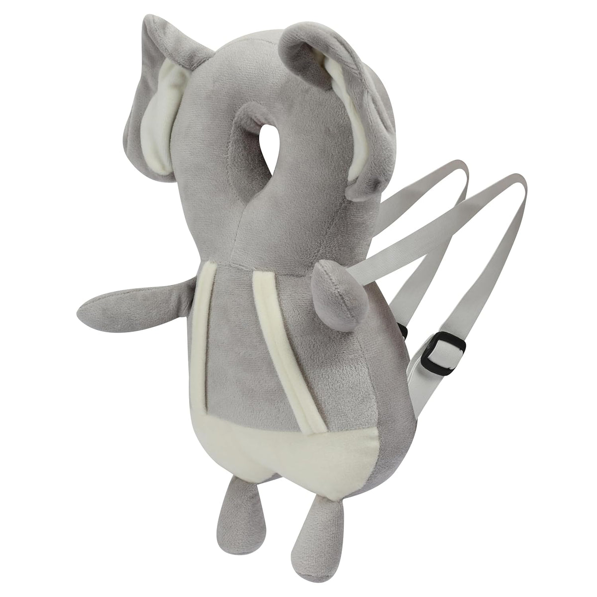 Baby Head Protector Cushion Plush Soft Multicolor Toy Early Learning Toy Fall Protection Helmet Baby Head Protector Child Adjustable Shoulder Strap (Perfect Gift for Baby) Elephant