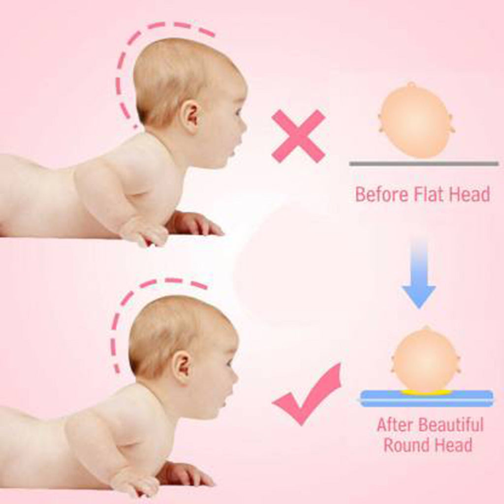 Kausbabi Mustard Seed Pillow for New Born Baby, Ideal for Round Head Shaping Seed Pillow with Foam Cotton Cover for 0 to 12 Months Babies (Gift for Baby)