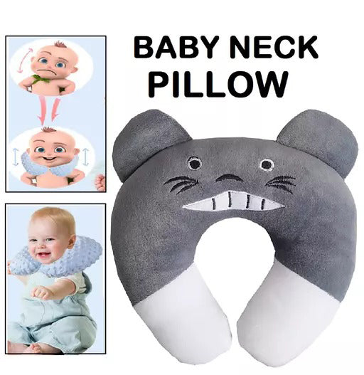 Cotton New Born Baby Soft Neck Supporting Pillow (0-12 Month), Infant Pillow Printed, Baby Sleeping, Gift for Babies