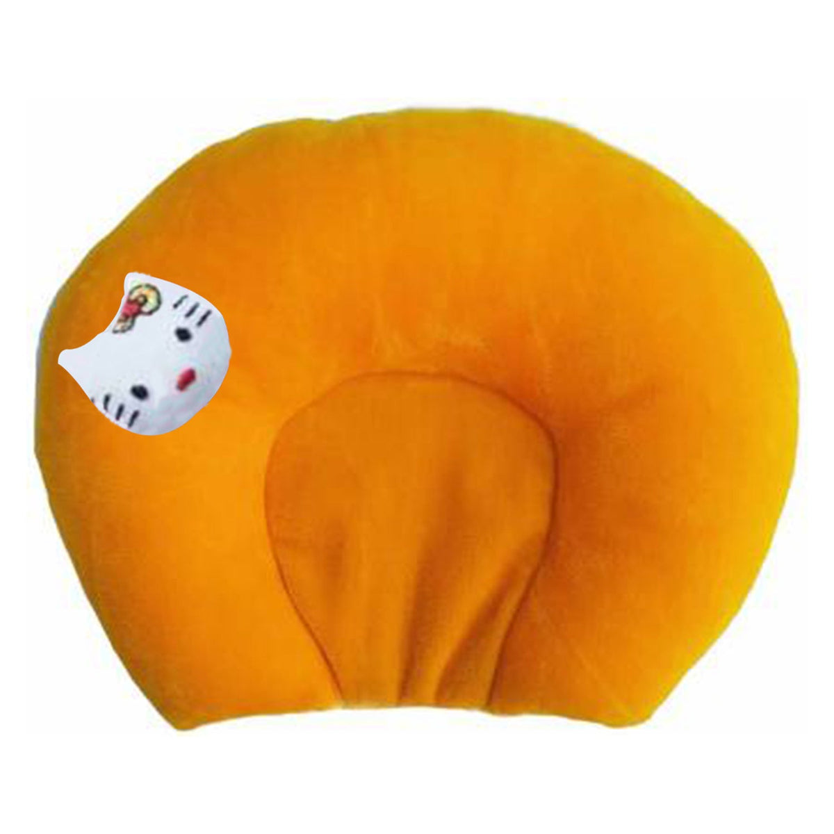 Kausbabi Mustard Seed Pillow for New Born Baby, Ideal for Round Head Shaping Seed Pillow with Foam Cotton Cover for 0 to 12 Months Babies (Gift for Baby)